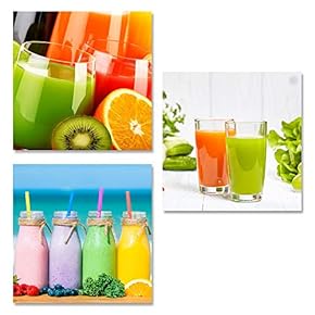 Canvas Wall Art Tropical Theme Sunshine Ocean and Beach Painting Artwork for Home Prints Framed - 12"x12"x3 Panels
