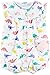 Carter's Baby Girls' Cotton 1-Piece Snap-Up Romper (3 Months, Dinosaurs)