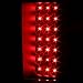 Xtune For 2007-2013 Silverado Black LED Perform Tail Lights Rear Brake Lamps Upgrade Pair L+R/2008 2009 2010 2011 2012 2013