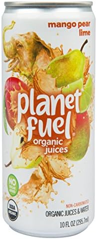 Planet Fuel Kids Organic Juice + Water (24pk - Mango Pear Lime (10oz) - No Artificial Ingredients, Sweeteners, or Preservatives