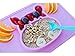 Silicone placemat and baby plate tray for infants toddlers and kids - these portable hippo happy mats one piece bowl suctions and fits to most tables highchair non slip baby feeding FDA Approved