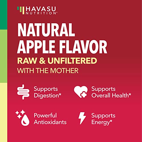 HAVASU NUTRITION Organic Apple Cider Vinegar Gummies with The Mother