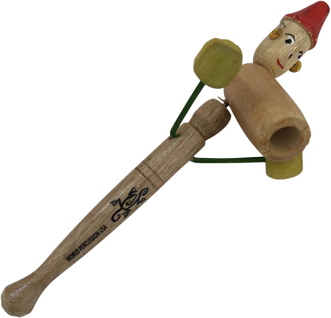 Tone Block Drummer Boy Rattle - Percussion Musical Instrument