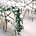 Eucalyptus Garland,LYLYFAN Artificial Silk Eucalyptus Leaves Vine Wedding Backdrop Arch Wall Decor
