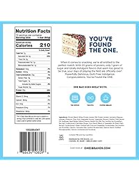 Investigación ISS Una barra, Oh Yeah - Birthday Cake 12 Bars, Paquete de 212, Pastel de cumpleaños, 1, 1