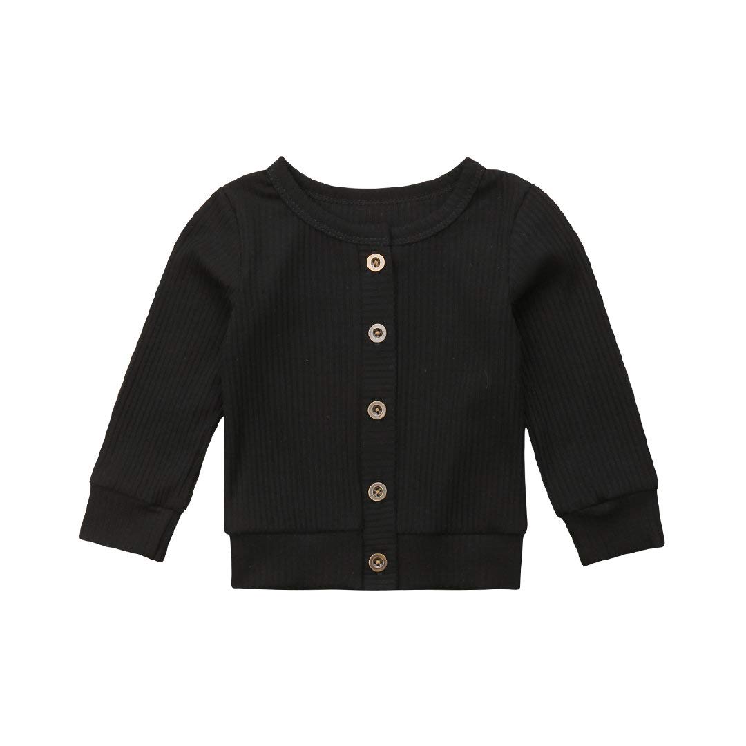 infant black cardigan