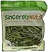 Sincerely Nuts Green Bean Chips - One (1) Lb. Bag – Delectably Dried & Fried - Lightly Seasoned - Unbelievably Crunchy Veggie Snacks – Kosher Certified!