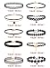IPHUNGO Women Breast Invisible Nipplecovers,Push up Strapless Self Adhesive Bra Sticky Bras.