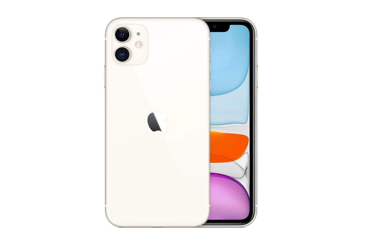 Apple iPhone 11, US Version, 128GB, White - Unlocked (Renewed)