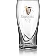 Guinness Gravity Official Beer Pint Glass 4-Pack | Large 20oz Pints Drinking Thick Beer Glasses Beer 20 oz Glasses