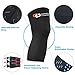Copper Fitness Non Slip Recovery Knee Brace, Breathable & Sweat Releasing Fabric for Men & Women, #1 Premium Quality Copper Compression Infused Recovery Sleeve, Joint Pain Relief, Arthritis & Injury