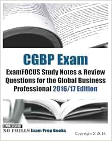 Cgbp Exam Examfocus Study Notes Amp Review Questions For The