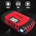 GOOLOO 800A Peak 18000mAh Car Jump Starter (Up to 7.0L Gas or 5.5L Diesel Engine) Portable Phone Charger Auto Battery Booster Power Pack, Built-in LED Light and Smart Protection