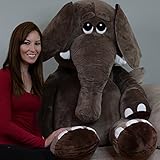 Yesbears 5 Feet Giant Elephant (Microfiber Body) (Toy)