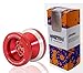 MAGICYOYO N8 Dare to Do Professional Yo-Yos Balls with 5 Strings + Gloves + Bag -- Red