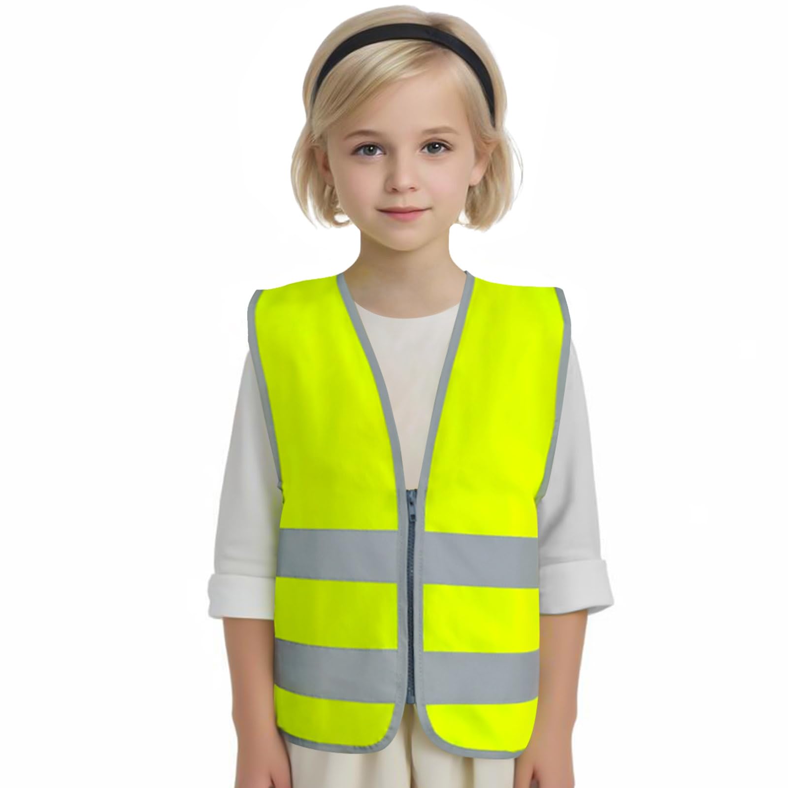 Graunton Kids Hi-Vis Vest: Yellow, XXS - Visible for Biking & Commuting, Safe for Kids Walking — image 1