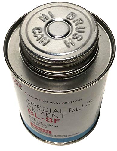 Rema Two 8 oz. cans of BL-8F Special Blue Cement USA Rubber Bonding Tip Top