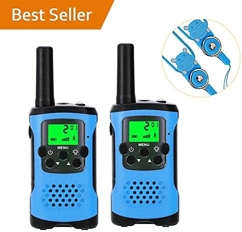 Favorest Walkie Talkies for Kids, Super Easy to Use 4 Miles Long Range Kids Walkie Talkies, 22 Channel 2 Way Radios Toys for Boys Girls Outdoor Adventures with Flashlight (Blue)