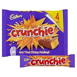 New Original Cadbury Crunchie Chocolate Bar Pack Imported From The UK England Cadbury Crunchie Chocolate Multipack The Very Best Of British Cadbury Chocolate Honey Comb Crunchie