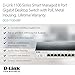 D-Link PoE Switch, 8 Port Smart Managed Gigabit Ethernet Layer 2 VLAN Control (DGS-1100-08P)