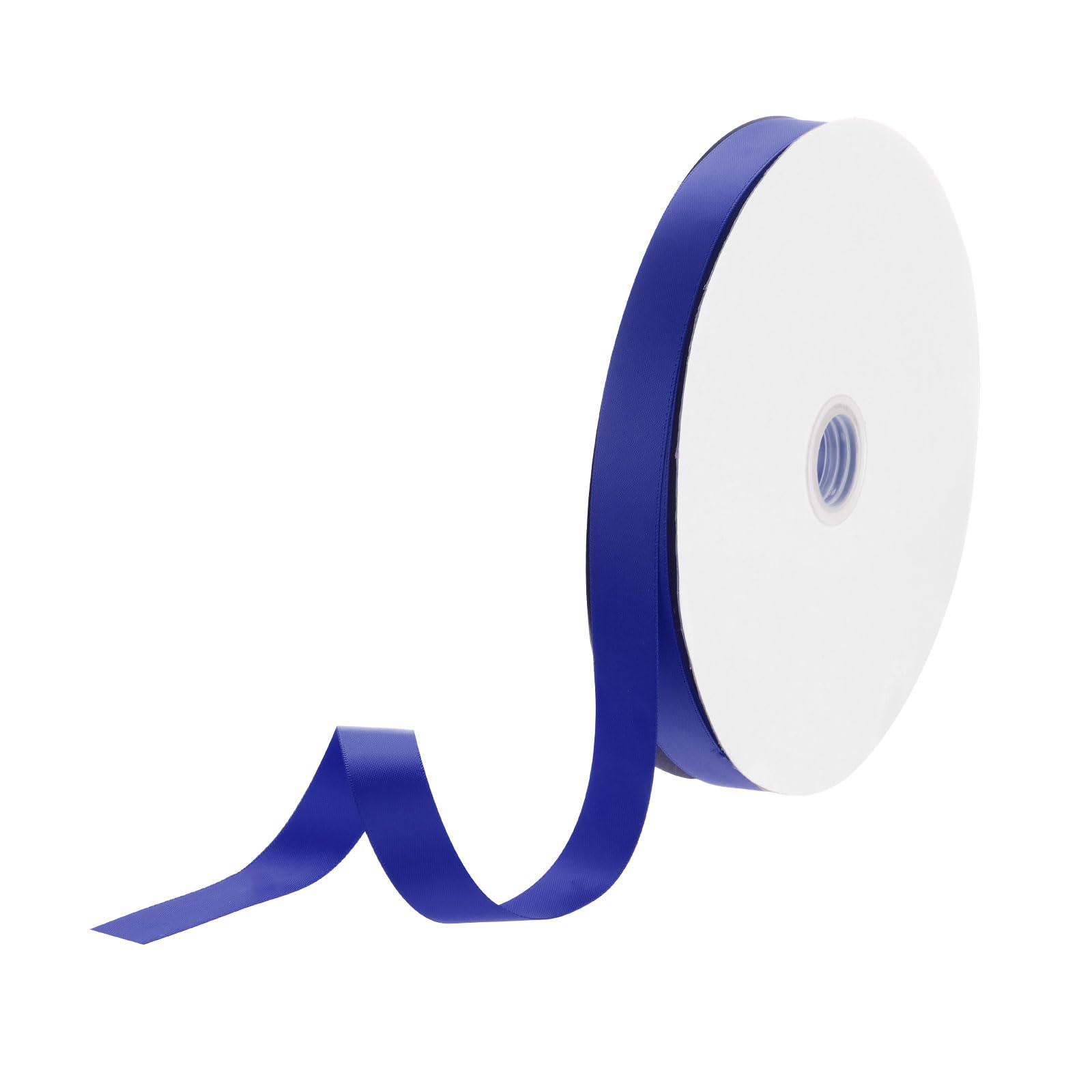 DMiotech 20mm Satin Ribbon 91m/300ft Thin Double Face Fabric Grosgrain Ribbon for Gift Wrapping Floral Hair Flower Bouquet, Dark Blue