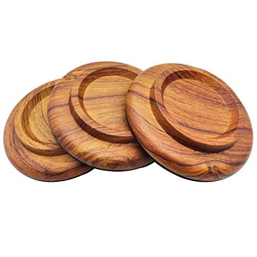 Piano Caster Pads, ABS Plastic Piano Caster Furniture Cups ,Fits All Wheels Furniture, Floor Protector Bed. Non-Slip & Anti-Noise Foam (PA-17-A)