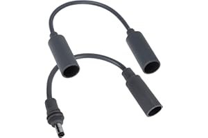 BTFO 2pcs DC Cable Connector for Starlink Mini, Female-to-Female & Male to Female Waterproof Power Adapter Extender for Power