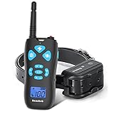 Nemobub Dog Shock Collar 100% Waterproof and Rechargeable Remote Training Collar with Beep Vibration Shock Electric Collar For Small, Medium, Large Dogs(6-120lbs, Blue)