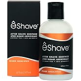 eShave Luxury After Shave Balm for Men-After Shave Lotion Soothes Razor Burn- Deep Moisturizes Skin- All-Natural Vegan After Shave Cream Zesty Orange Sandalwood 6 oz