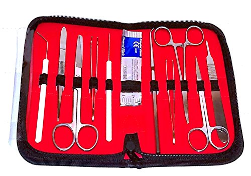 20 Piece Anatomy and Biology Lab Dissection Kit with Scalpel Blades - Thumbnail 4