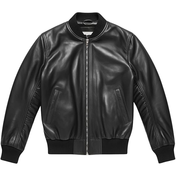 DEHEVE デヘヴェ Leather Bomber Jacket black DEHEVE デヘヴェ Leather Bomber Jacket black DEHEVE デヘヴェ