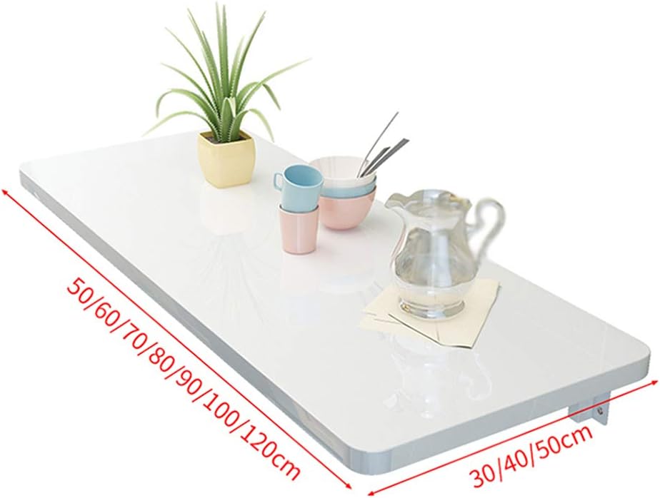 Wall Mounted Folding Drop Leaf Table, Computer Work Desk Perfect Addition to Home/Office/Kitchen & Dining Room: Garden & Outdoor
