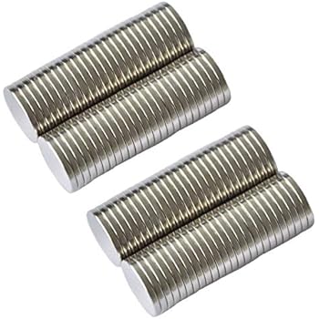 Cutequeen Round Ceramic Industrial Ferrite Magnets for hobbies,Crafts,Science and Refrigerator magnet for hobbies,crafts and science(100pcs Φ10X2mm)