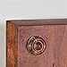 Berlin Modisch Overlay Cabinet Hinge 25 Pair (50 Units) Self-Closing Decorative, Face Mount, for Variable Overlay Kitchen Cabinet Doors Satin Nickel Finish, with Sound Dampening Door Bumpers