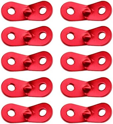 FoolHome Guyrope Adjuster, Tent Tensioners Rope Adjuster, Pack of 10