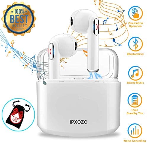 Wireless Earbuds,Bluetooth Earbuds Stereo Wireless Headphones Mini Wireless Earbuds with Microphone with Charging Case in Ear Earphones Sports Earpieces Compatible Samsung Android Phones