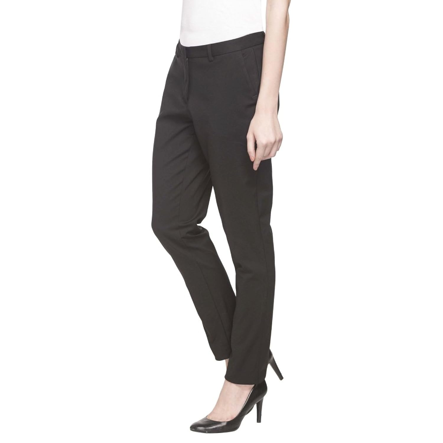 allen solly womens 4 pocket solid formal trousers