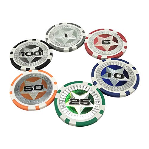 KAILE Poker Chips Set Heavy Duty 13 Gram Chips Texas Holdem Cards Game Blackjack Gambling Chips with Aluminum Case (300 pcs)