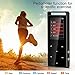 AGPTEK 16GB Bluetooth MP3 Player Touch Button with FM/Voice Recorder, Lossless Sound Metal Music Player with Independent Lock, 1.8 Inch TFT Screen, (Support up to 128GB),A01ST,Gray