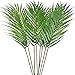 Bird Fiy 8 Pack Artificial Palm Leaves Faux Plants Palm Leaf Greenery Tropical Palm Tree Leaves for Palm Wedding Arrangement Jungle Party Decorations