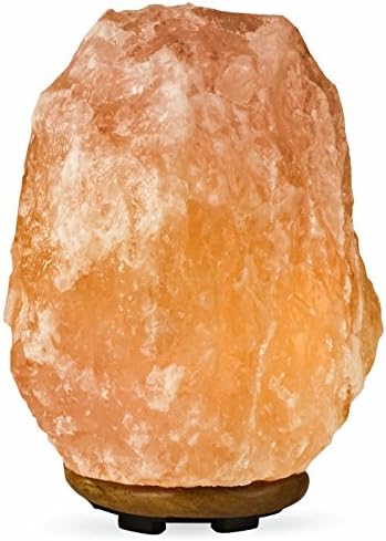 Soll Wellness Purifying Himalayan Salt Lamp - Hand Crafted with 15 Watt Bulb and On/Off switch