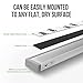 LE LED Closet Light, 10-led Motion Sensing Under Cabinet Lighting, Wireless Stick-on Anywhere Stair Lights, LED Light Bar with Magnetic Strip, Battery Operated, 3000K Warm White, Silver, 3-Pack