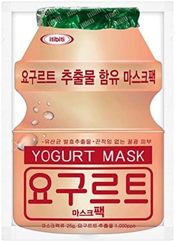 Itibiti Yogurt Moisture and Nutrition Korean Face Mask Sheet - 10 Pack