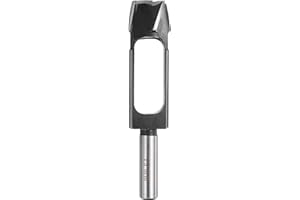 HiSnug Carbon Steel Wood Tenon Dowel Plug Cutter, 19mm Tenon Cutting Tools Drill Bit for Woodworking Furniture Making Carpentry Tool, 19mm Diameter