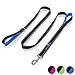 Heavy Duty Dog Leash - 2 Handles - Padded Traffic Handle For Extra Control, 7ft Long - Perfect Leashes For Medium to Large Dogs