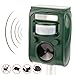 Ultrasonic Pest Repeller,Solar Powered Waterproof Outdoor Animal Repeller with Ultrasonic sound,Motion Sensor and Flashing Light pest repeller for Cats, Dogs, Squirrels, Moles, Rats