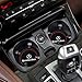 2 Pcs Car interior Anti Slip Cup Mat for Mercedes Benz Interior Accessories(2.75 Inch)
