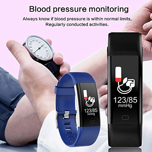Damaiu Fitness Tracker, Activity Tracker Watch with Heart Rate Blood Pressure Blood Oxygen Sleep Monitor，IP68 Waterproof Smart Step Counter Calorie Counter Pedometer Watch for Women Men Kids - Thumbnail 5