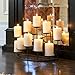 SEI Furniture 10 Candle Wrought Iron Candelabra, Matte Black