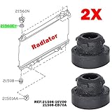 2x Upper Radiator Rubber Mount For Nissan 180SX